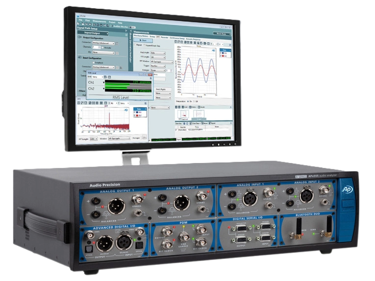 Apx555 audio analyzer